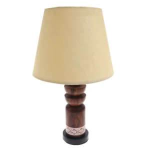 Natural Wooden Lamp for Warm & Cozy Lighting - Image 1